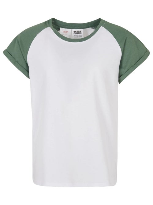 Urban Classics - T-shirt manches raglan motif/style Contrasté - Kiabi