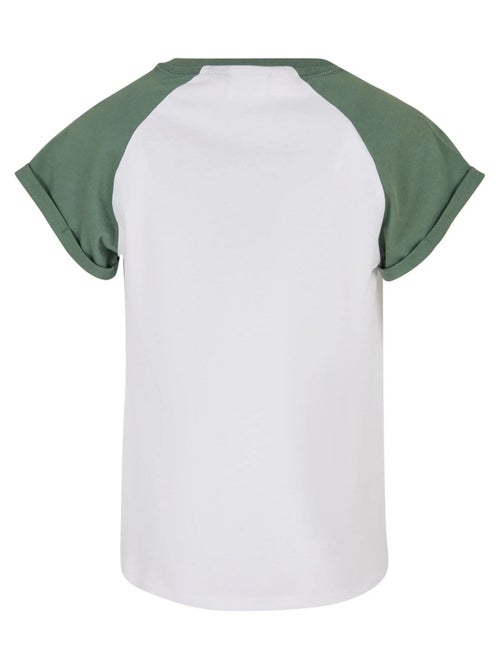 Urban Classics - T-shirt manches raglan motif/style Contrasté - Kiabi