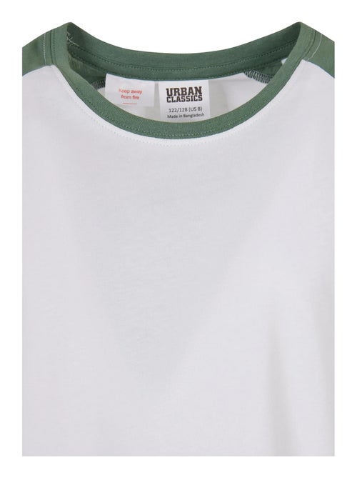 Urban Classics - T-shirt manches raglan motif/style Contrasté - Kiabi