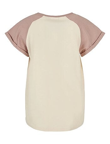 Urban Classics - T-shirt manches raglan motif/style Contrasté