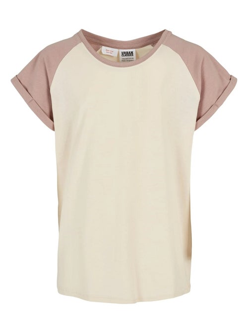 Urban Classics - T-shirt manches raglan motif/style Contrasté - Kiabi