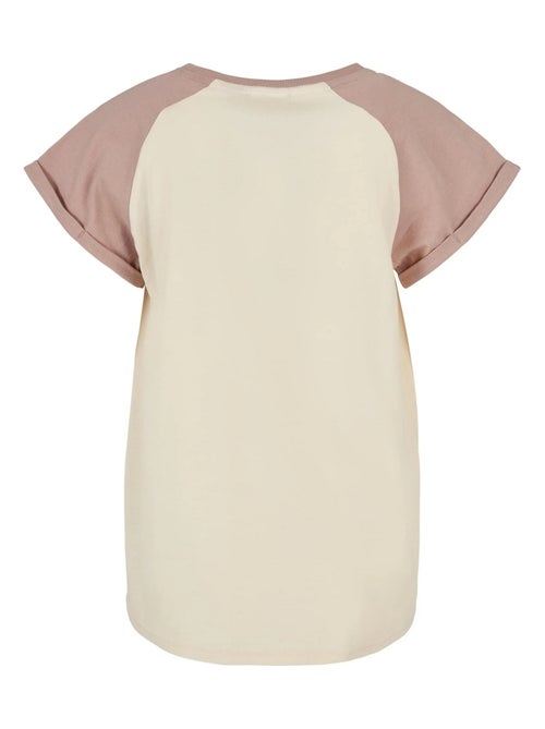 Urban Classics - T-shirt manches raglan motif/style Contrasté - Kiabi