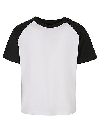 Urban Classics - T-shirt manches raglan motif/style Contrasté