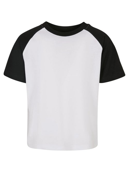 Urban Classics - T-shirt manches raglan motif/style Contrasté - Kiabi