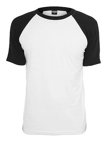 Urban Classics - T-shirt manches raglan motif/style Contrasté