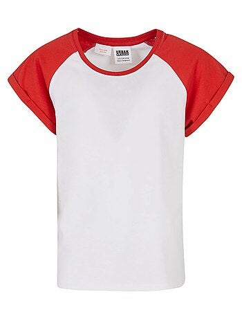 Urban Classics - T-shirt manches raglan motif/style Contrasté