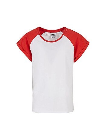 Urban Classics - T-shirt manches raglan motif/style Contrasté
