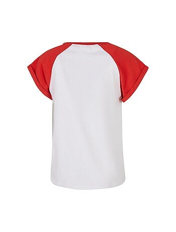 Urban Classics - T-shirt manches raglan motif/style Contrasté