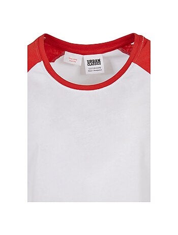 Urban Classics - T-shirt manches raglan motif/style Contrasté