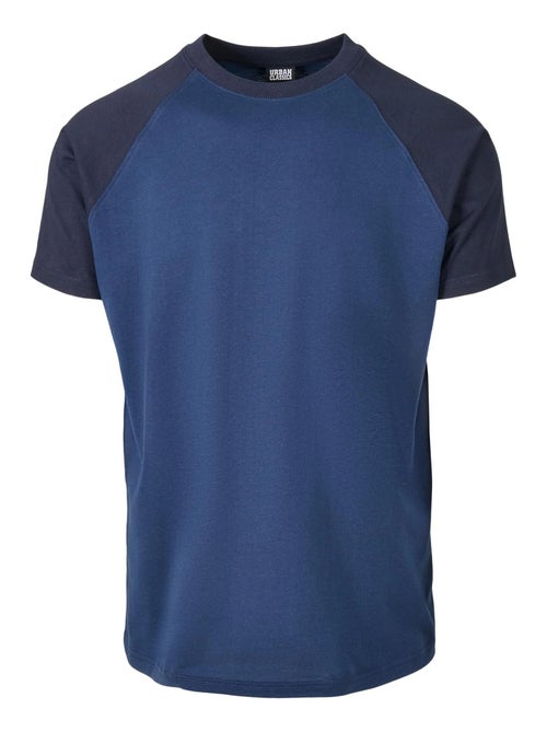 Urban Classics - T-shirt manches raglan motif/style Contrasté - Kiabi
