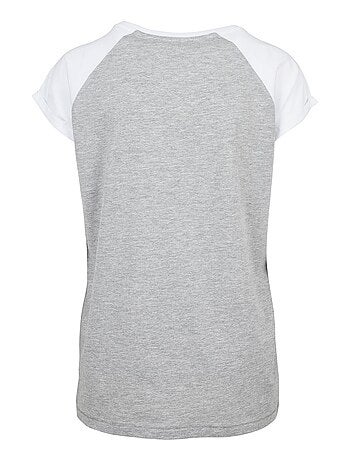 Urban Classics - T-shirt manches raglan motif/style Contrasté