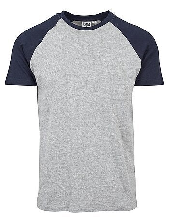 Urban Classics - T-shirt manches raglan motif/style Contrasté