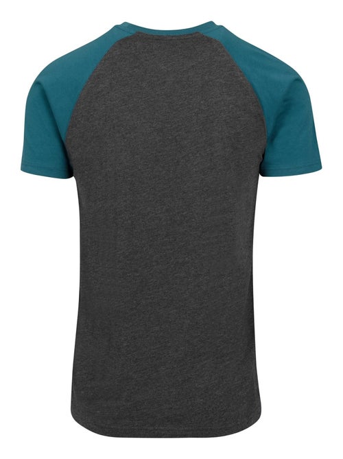 Urban Classics - T-shirt manches raglan motif/style Contrasté - Kiabi