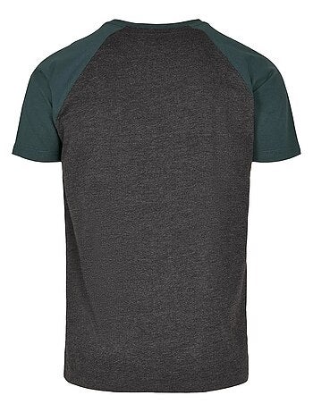 Urban Classics - T-shirt manches raglan motif/style Contrasté