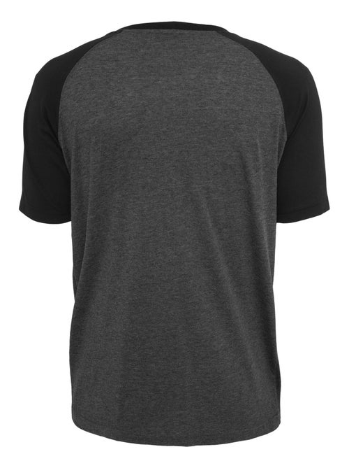 Urban Classics - T-shirt manches raglan motif/style Contrasté - Kiabi