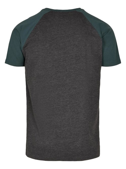 Urban Classics - T-shirt manches raglan motif/style Contrasté - Kiabi