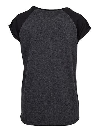 Urban Classics - T-shirt manches raglan motif/style Contrasté