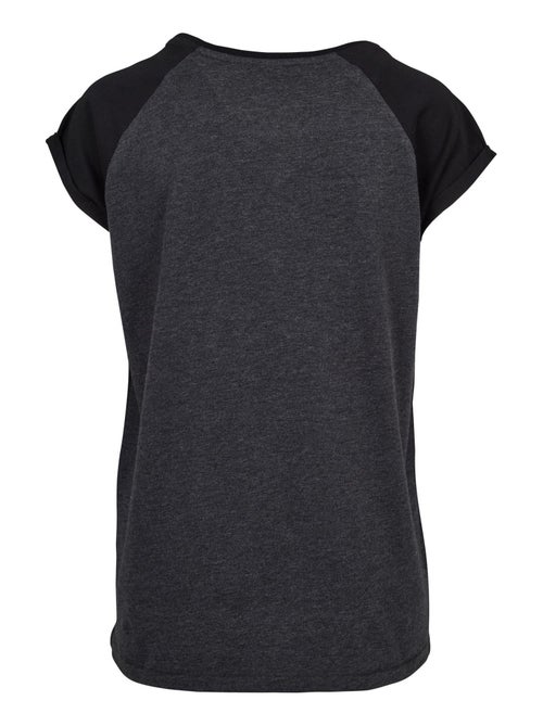Urban Classics - T-shirt manches raglan motif/style Contrasté - Kiabi