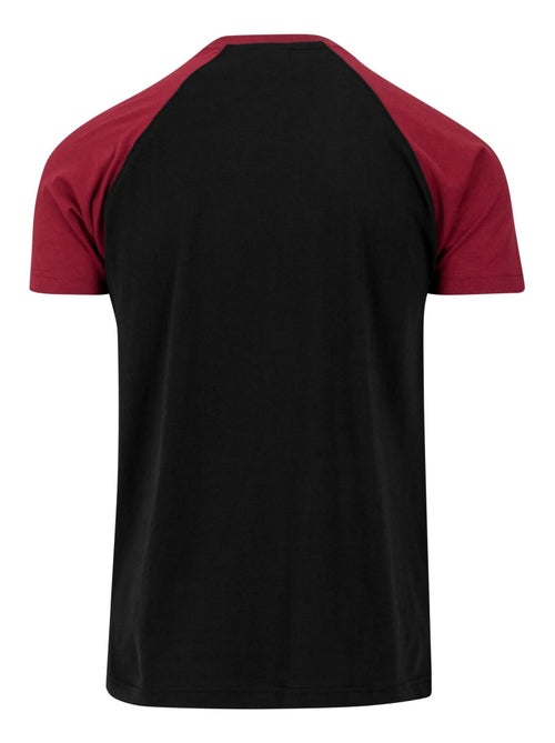 Urban Classics - T-shirt manches raglan motif/style Contrasté - Kiabi