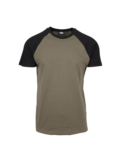 Urban Classics - T-shirt manches raglan motif/style Contrasté - Kiabi Urban Classics - T-shirt manches raglan motif/style Contrasté - Kiabi