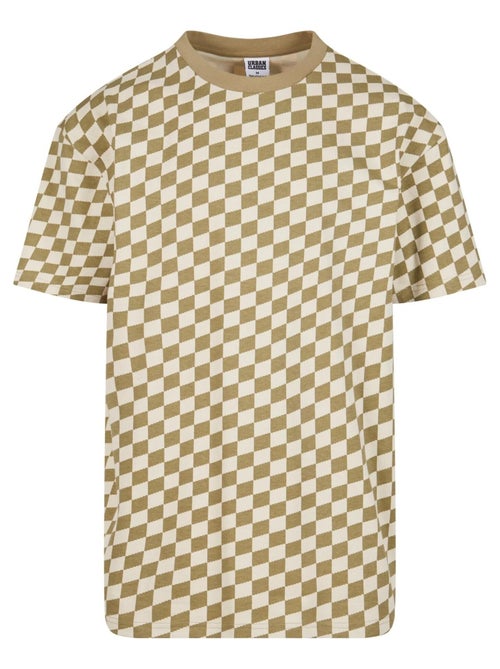 Urban Classics - T-shirt motif/style à carreaux - Kiabi