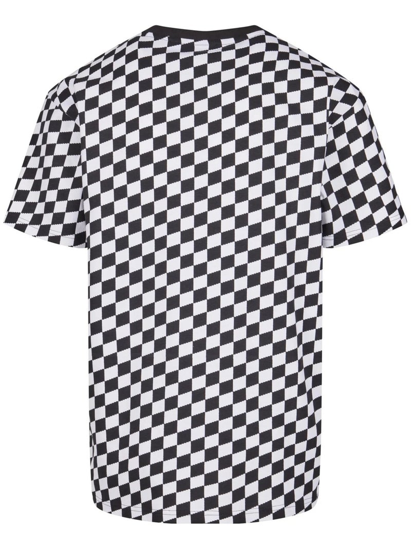 Urban Classics - T-shirt motif/style à carreaux Noir Blanc - Kiabi