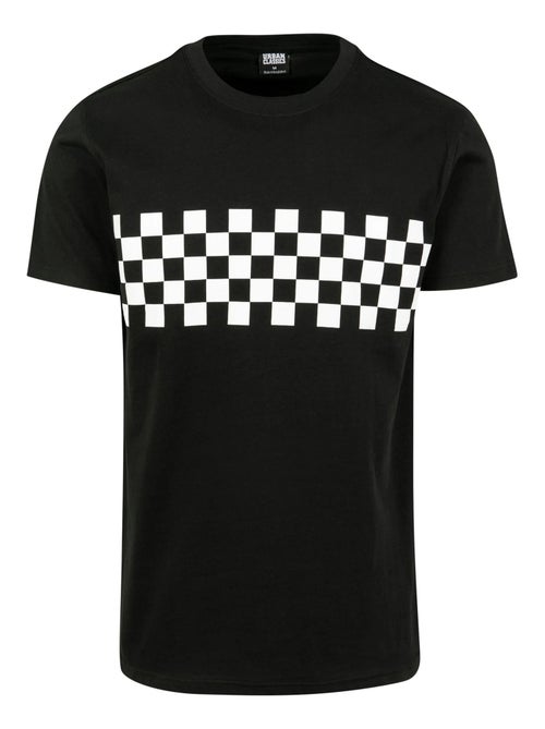 Urban Classics - T-shirt motif/style à carreaux - Kiabi