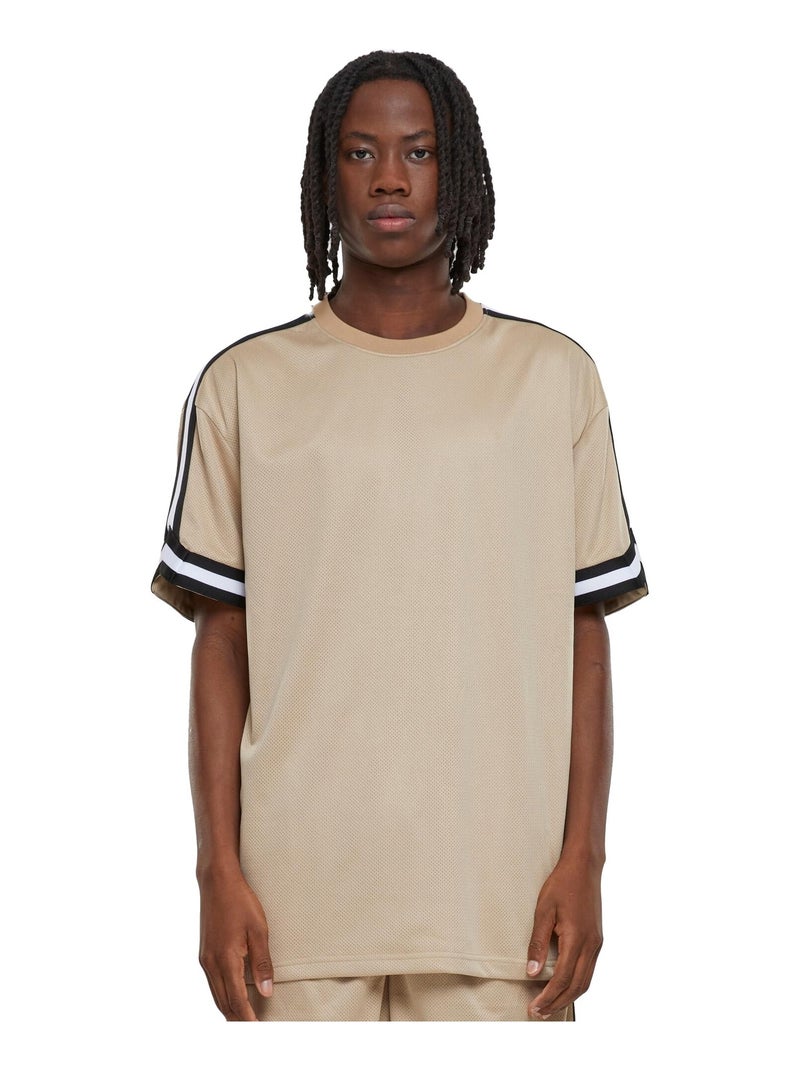 Urban Classics - T-shirt motif/style à rayures Beige - Kiabi