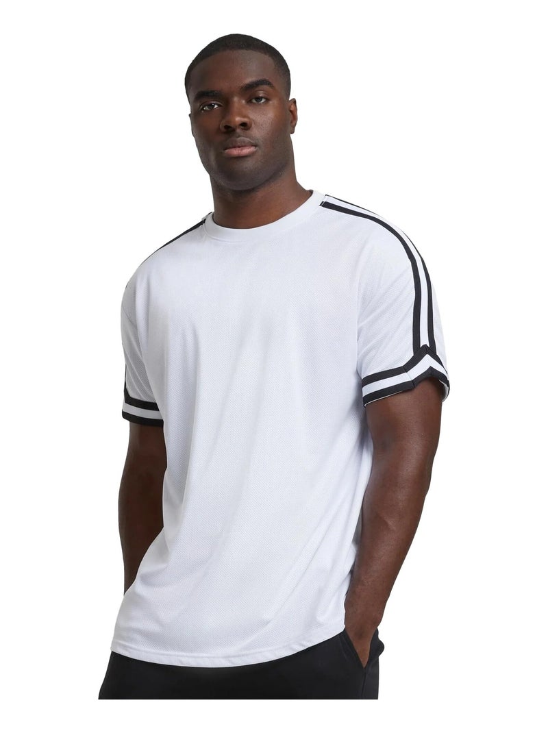 Urban Classics - T-shirt motif/style à rayures Blanc - Kiabi