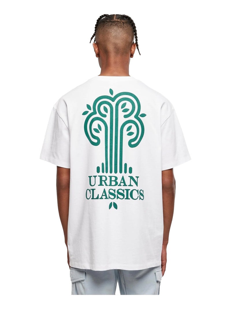 Urban Classics - T-shirt motif/style arbre Blanc - Kiabi