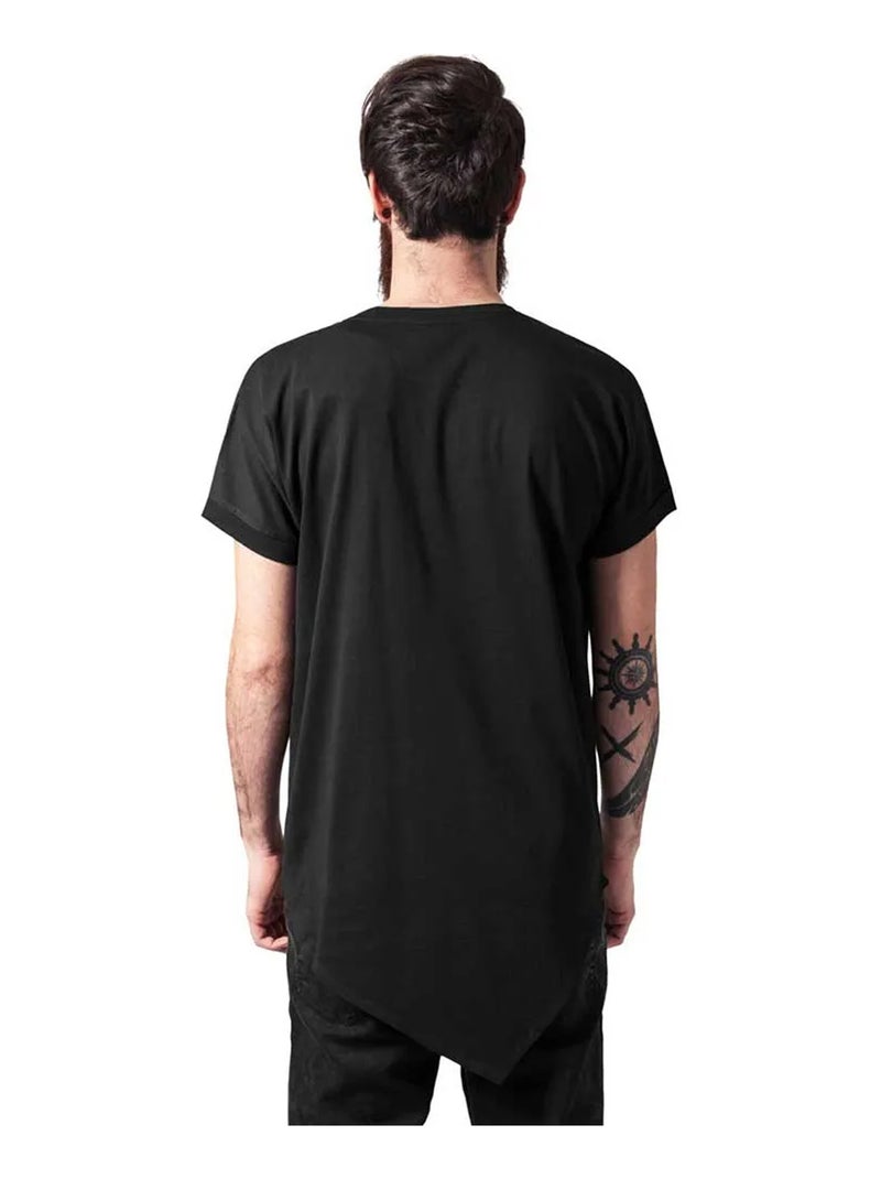 Urban Classics - T-shirt motif/style Asymétrique Noir - Kiabi