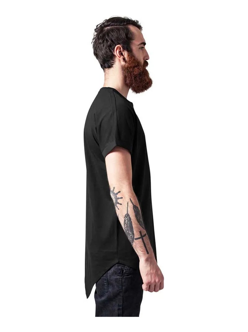 Urban Classics - T-shirt motif/style Asymétrique Noir - Kiabi