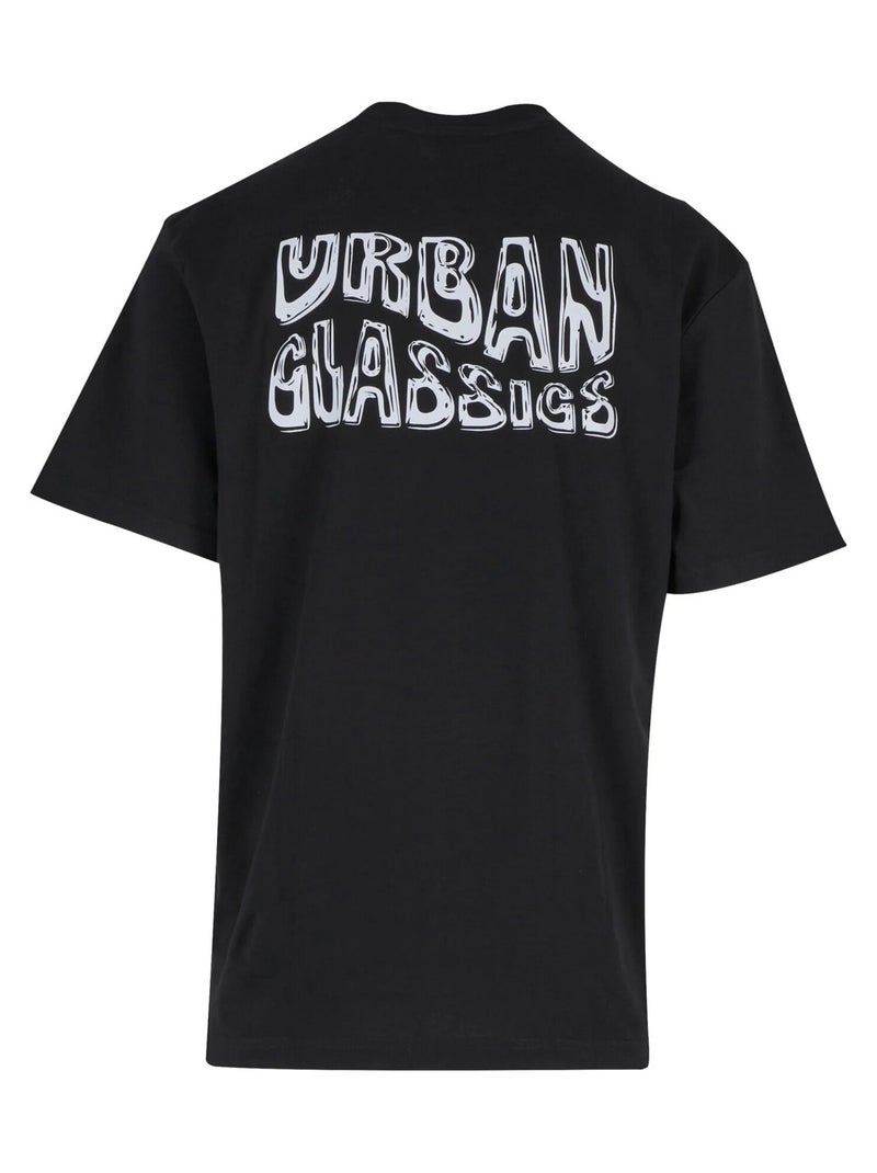 Urban Classics - T-shirt motif/style Brillant Noir - Kiabi