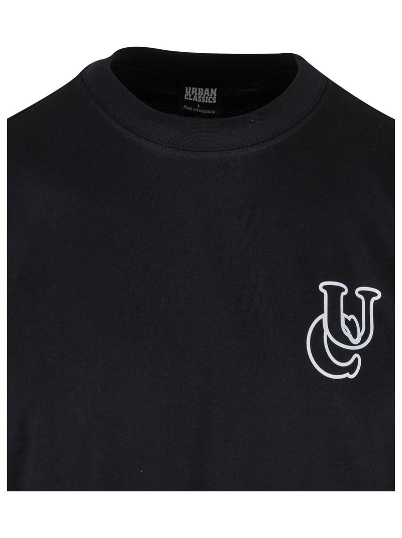Urban Classics - T-shirt motif/style Brillant Noir - Kiabi