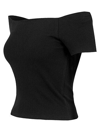 Urban Classics - T-shirt motif/style Côtelé