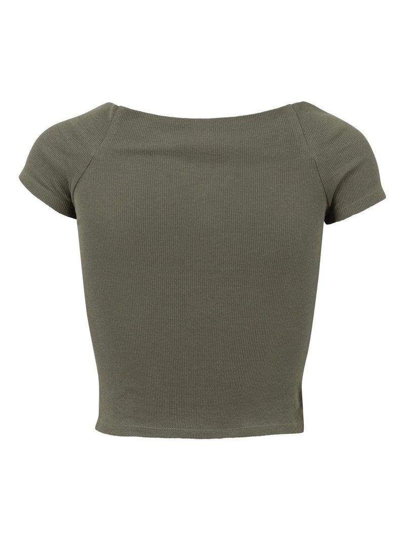 Urban Classics - T-shirt motif/style Côtelé Vert olive - Kiabi