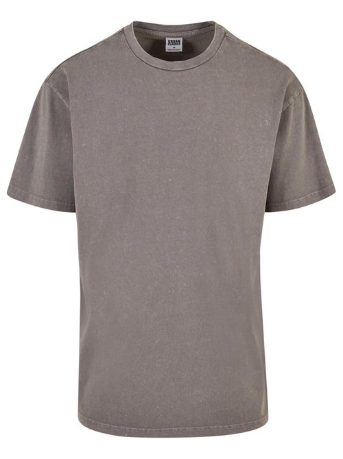 Urban Classics - T-shirt motif/style délavé à l'acide - Kiabi