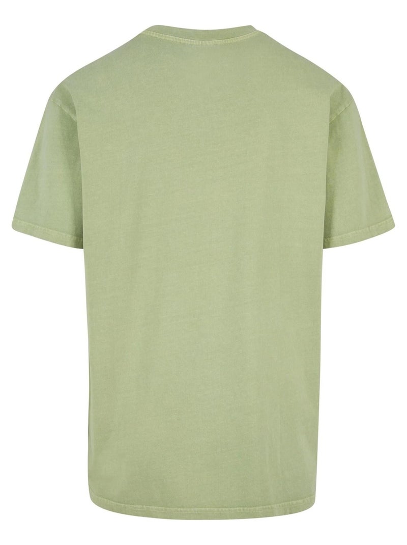 Urban Classics - T-shirt motif/style délavé à l'acide Vert - Kiabi