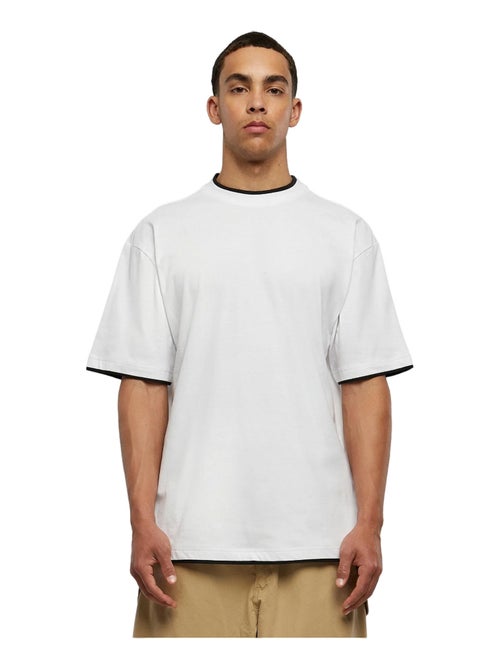 Urban Classics - T-shirt motif/style Détail contrasté - Kiabi