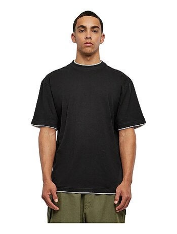 Urban Classics - T-shirt motif/style Détail contrasté