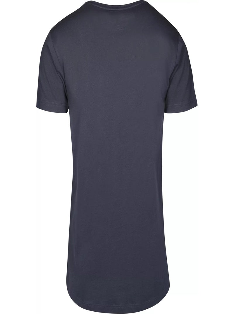 Urban Classics - T-shirt motif/style Façonné Bleu marine - Kiabi