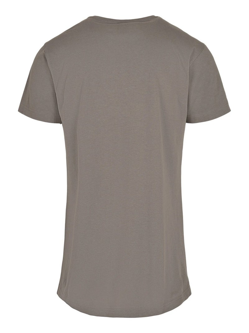 Urban Classics - T-shirt motif/style Façonné Gris Gris anthracite - Kiabi