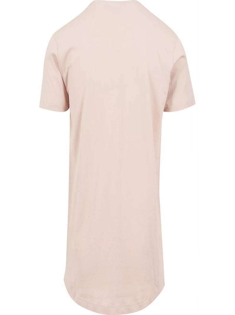 Urban Classics - T-shirt motif/style Façonné Rose clair - Kiabi