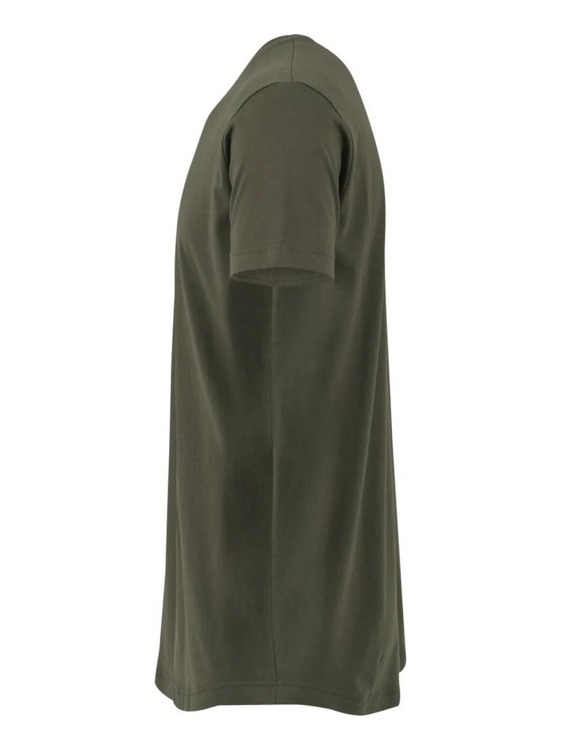 Urban Classics - T-shirt motif/style Façonné Vert olive - Kiabi