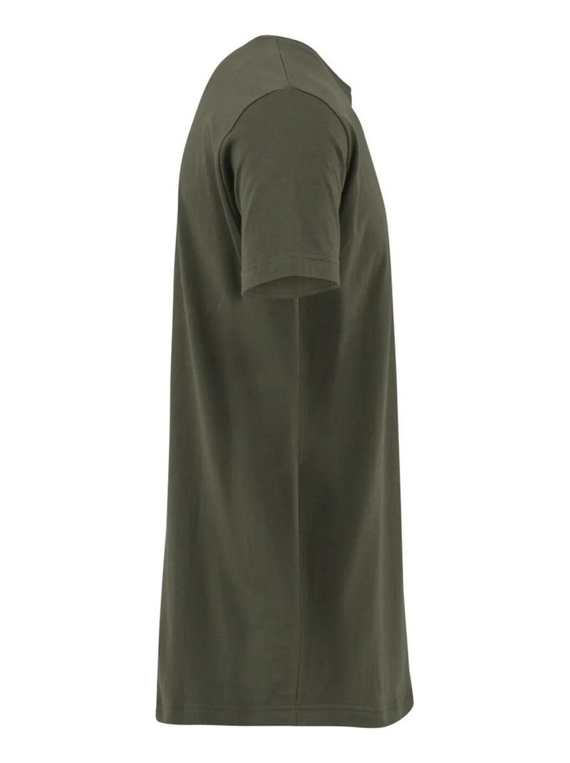 Urban Classics - T-shirt motif/style Façonné Vert olive - Kiabi