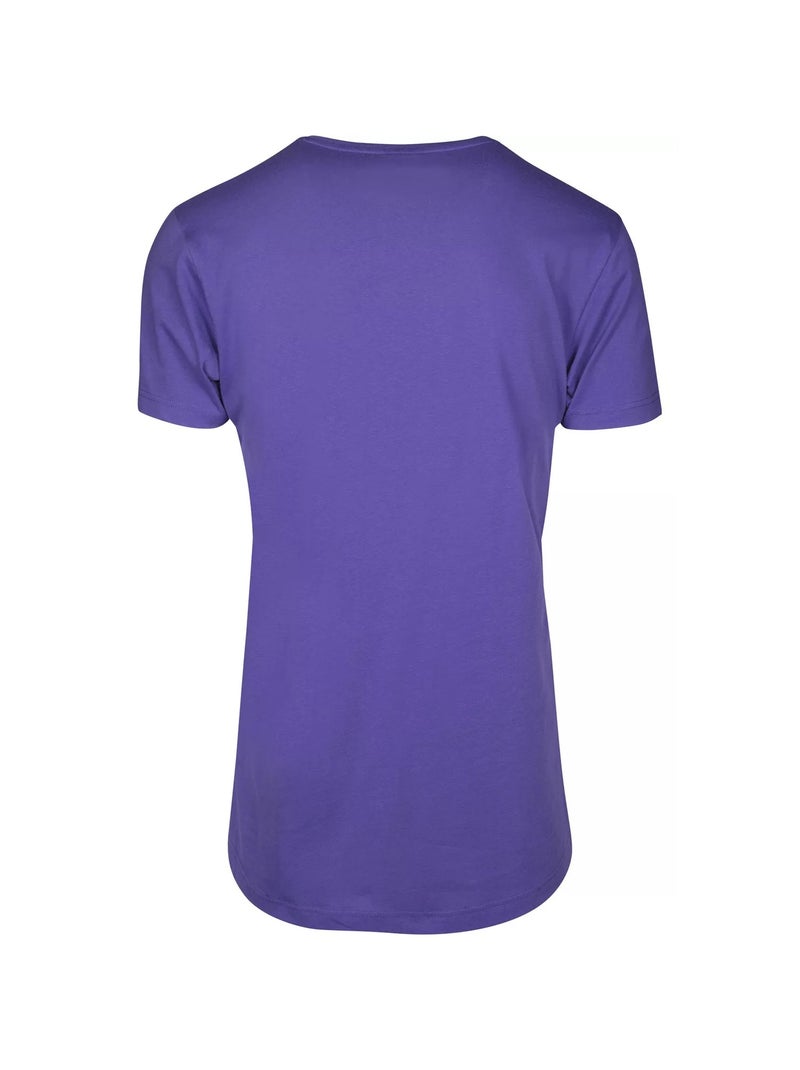 Urban Classics - T-shirt motif/style Façonné Violet figue - Kiabi