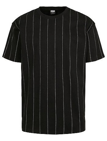 Urban Classics - T-shirt motif/style fines rayures