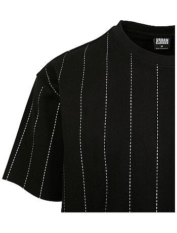 Urban Classics - T-shirt motif/style fines rayures
