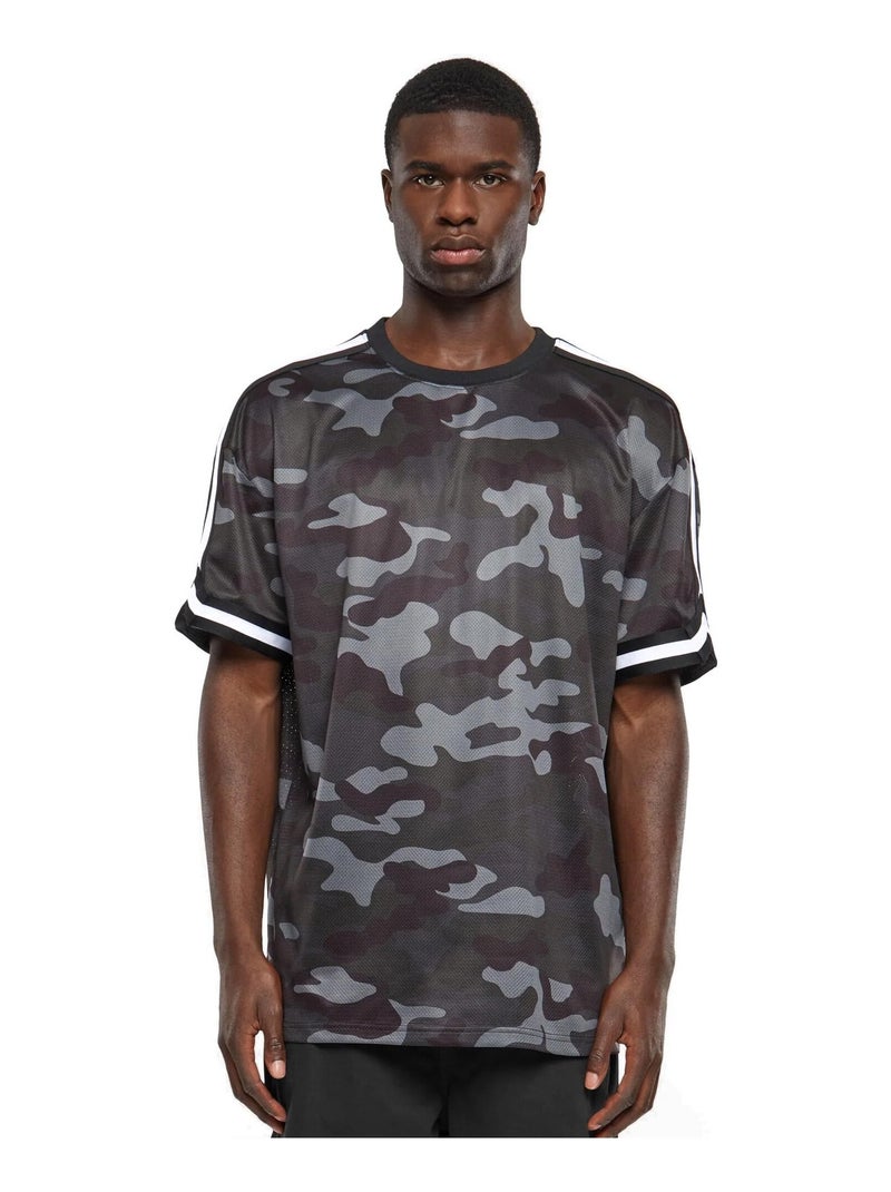 Urban Classics - T-shirt motif/style imprimé intégral Noir - Kiabi