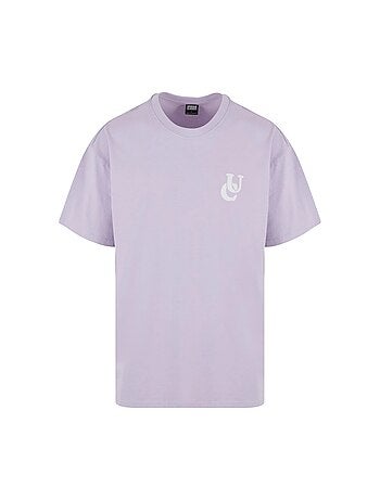 Urban Classics - T-shirt motif/style logo ondulé